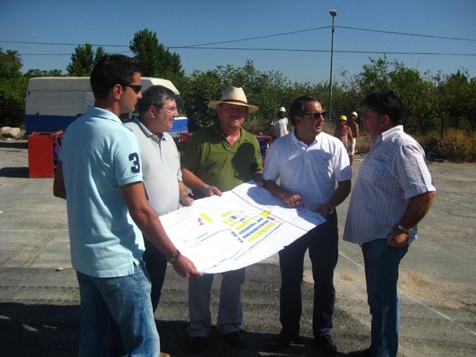 El Concejal Visita Las Instalaciones De La Feria De Septiembre