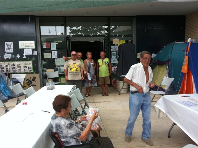 Protesta En El CAP De Viladecavalls (Barcelona)