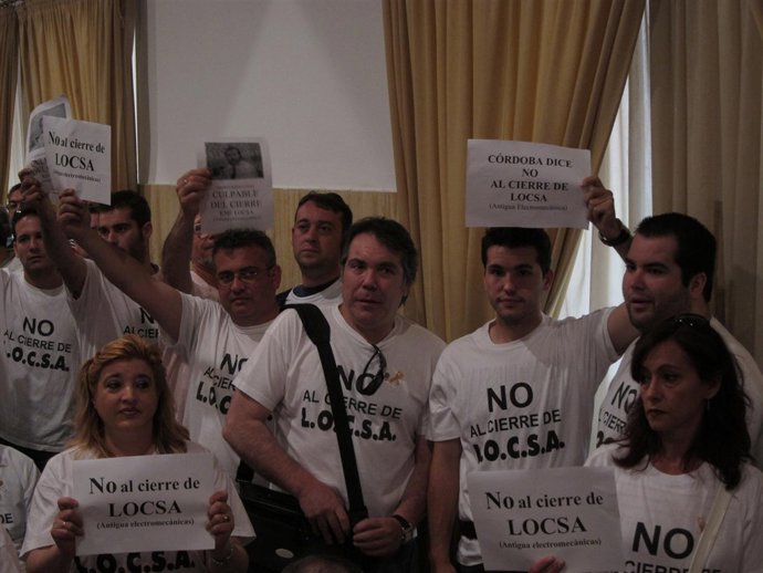 Trabajadores De Locsa En Una De Sus Acciones Reivindicativas