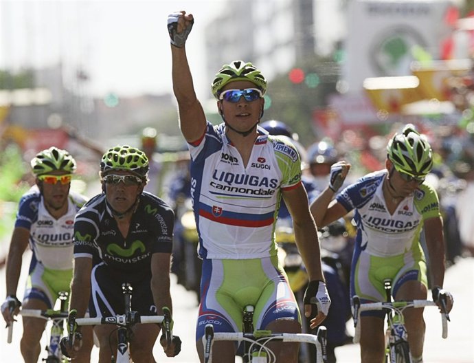 Peter Sagan, Lastras Y El Liquigas