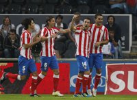 El Atlético olvida sus dudas y se exhibe en Guimaraes