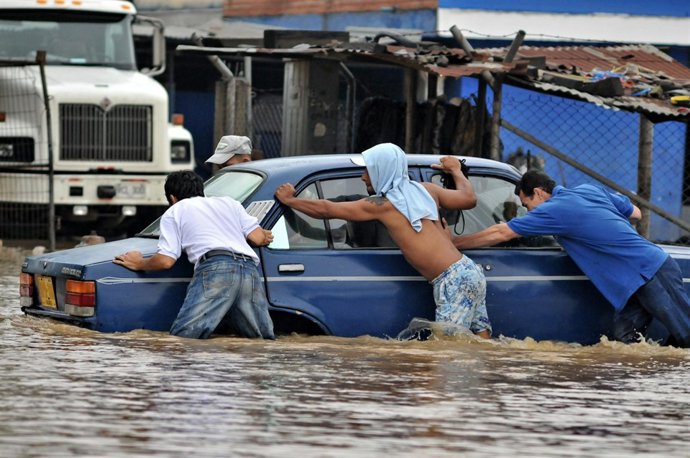Fuertes lluvias en Colombia