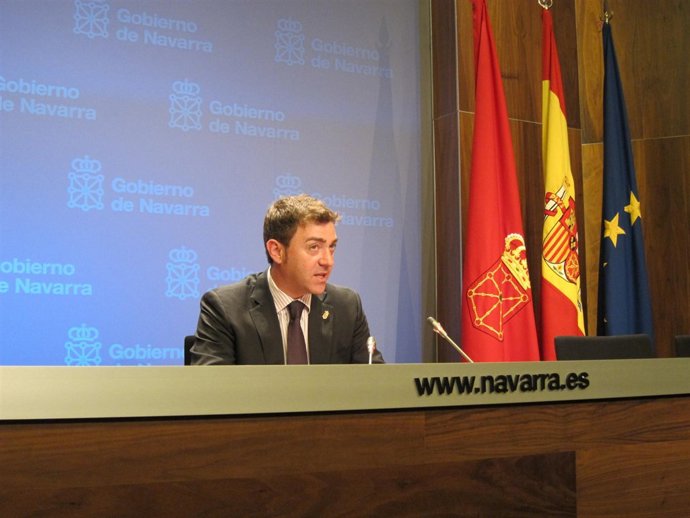 El Vicepresidente Primero Y Consejero Navarro De Interior, Roberto Jiménez.