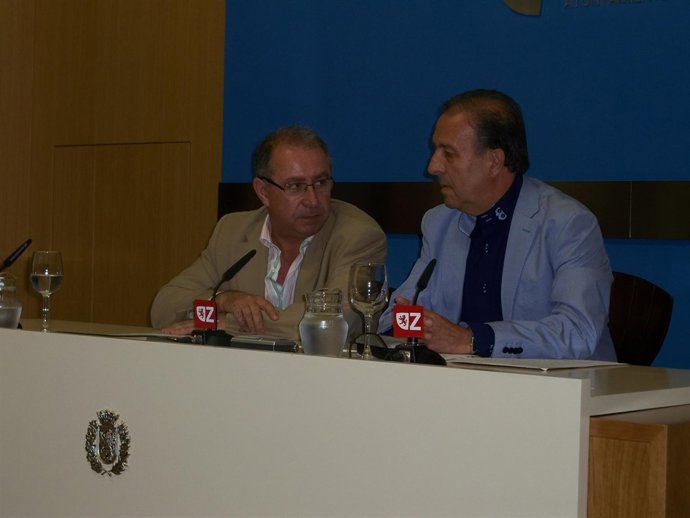 Fernando Gimeno Y Ángel Martínez Quesada En La Presentación Del Eifolk 
