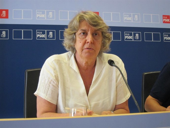 La Portavoz Del PSIB, Rosamaria Alberdi