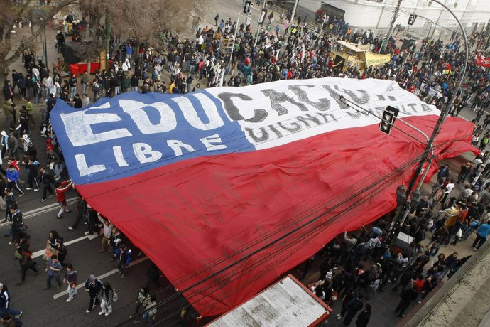 Protestas Estudiantiles En Chile