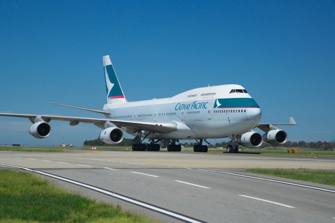 Avión De Cathay Pacific