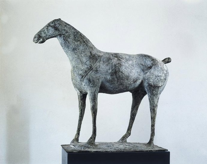 Una De Las Obras De La Exposición De Marino Marini