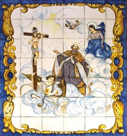 Panel De Azulejos Restaurado