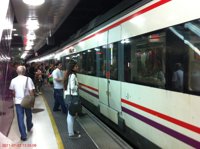 Rodalies pierde un 6,6% de usuarios en agosto por el corte entre Sants y Hospitalet
