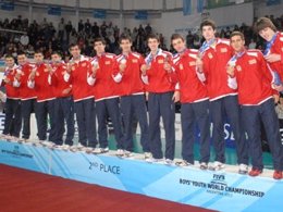 Selección Española De Voleibol Juvenil, Plata Mundial 