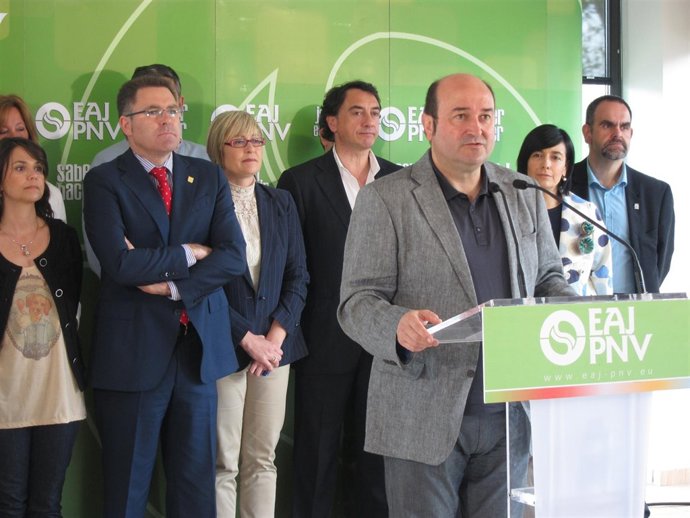 El Presidente Del PNV En Bizkaia, Andoni Ortuzar 