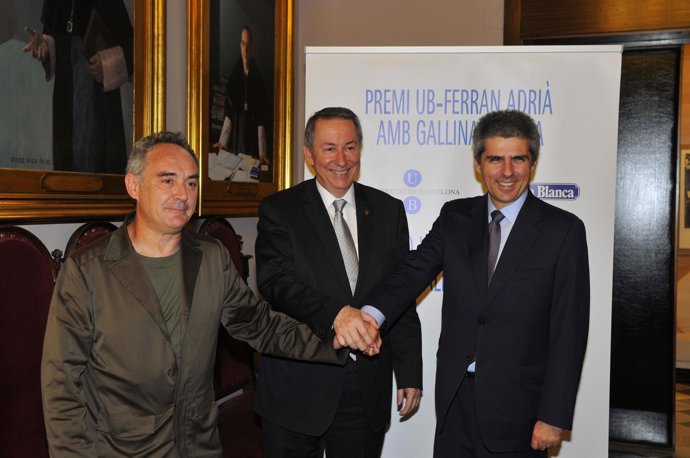 La UB, Gallina Blanca Y Ferran Adrià Impulsan Un Premio Sobre Alimentación