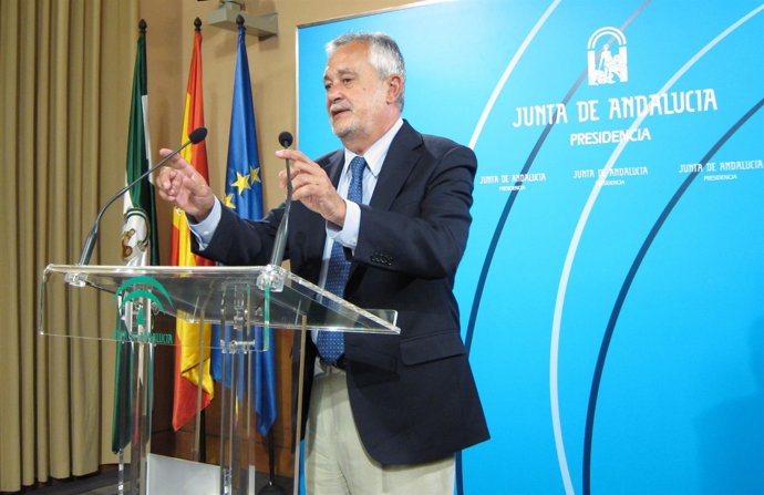 José Antonio Griñán, Hoy En Una Comparencia Pública