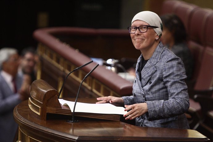 Uxue Barkos, Diputada De Nafarroa Bai En El Congreso En Su Vuelta Tras Una Baja