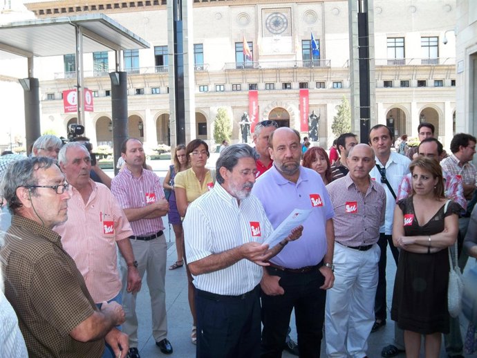 Adolfo Barrena Y José Manuel Alonso Han Leído Un Escrito En Contra De La Reforma