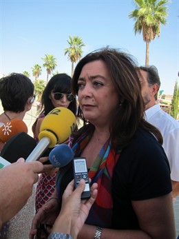 María Del Mar Moreno En La Feria De Linares (Jaén)