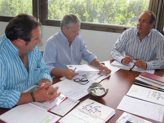 Reunión Del Alcalde De Chiclana Con El Gerente Del Bicentenario