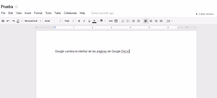 Cambio Interfaz Google Docs