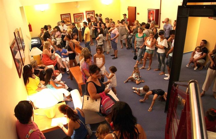 Niños En El Cásting Del Programa 'Menuda Noche' De Canal Sur