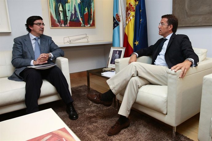 Alberto Núñez Feijóo Recibe Al Presidente Da Autoridad Portuaria De Vigo