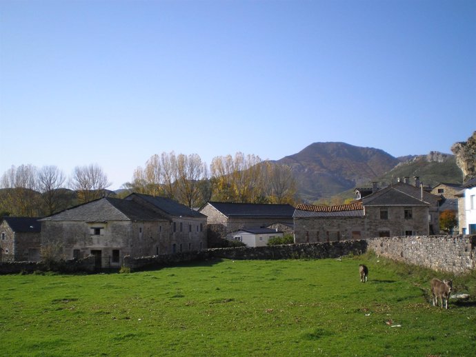 Valle de San Emiliano en la región de Babia