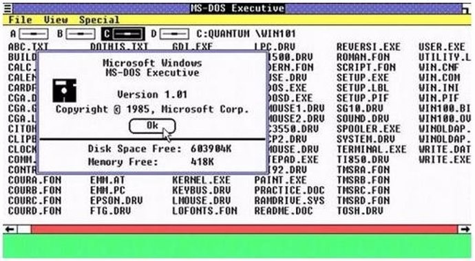 Explorador De Archivos De MS DOS Por Microsoft