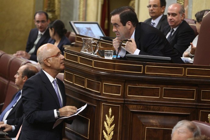 Duran I Lleida (Ciu) Habla Con Bono En El Congreso