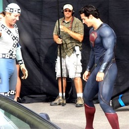 Imagen Del Rodaje De Superman Man Of Steel