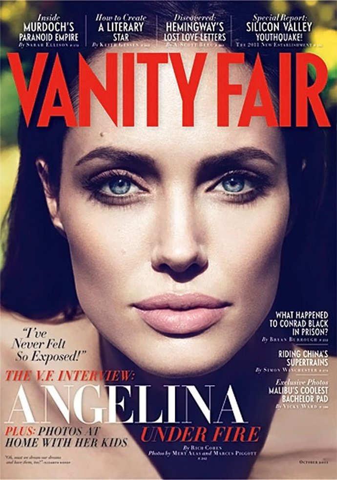 La Actriz Angelina Jolie En Portada De Vanity Fair