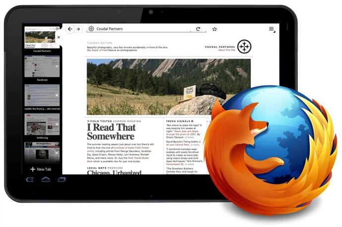 Versión De Firefox Para 'Tablets'