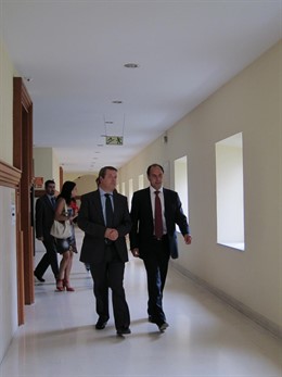 El Presidente Del TSJC,César Tolosa, Y El Presidente De Cantabria, Ignacio Diego