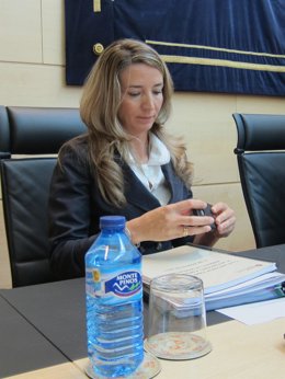 La Consejera De Cultura, Alicia García, En Su Comparecencia En Las Cortes