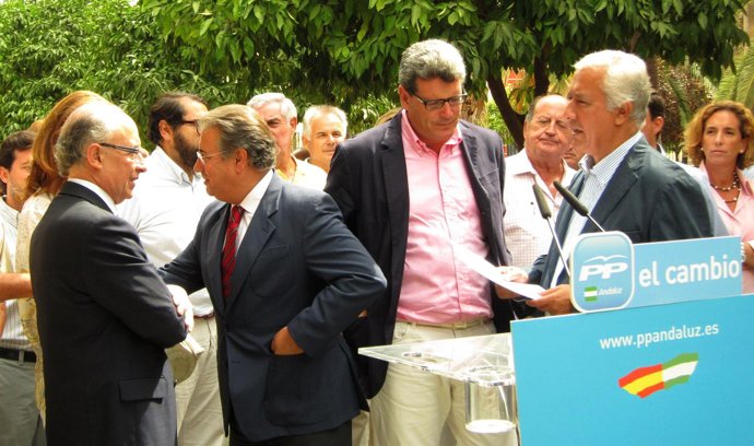 Cristóbal Montoro Y Javier Arenas, Hoy En Mairena Del Aljarafe