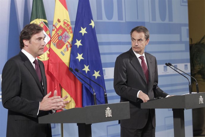 Zapatero Y El Primer Ministro De Portugal, Passos Coelho