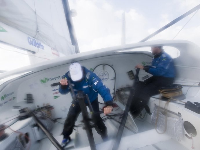 Iker Martínez y Xabi Fernández Mapfre Barcelona World Race