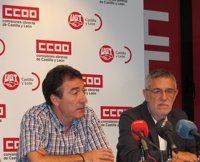 UGT y CC.OO. permanecerán "en guardia" ante posibles recortes sociales, aunque en CyL se ha actuado "con sensatez"
