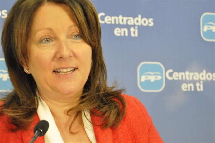 La Secretaria General Del PP Aragón, Rosa Plantagenet-Whyte.