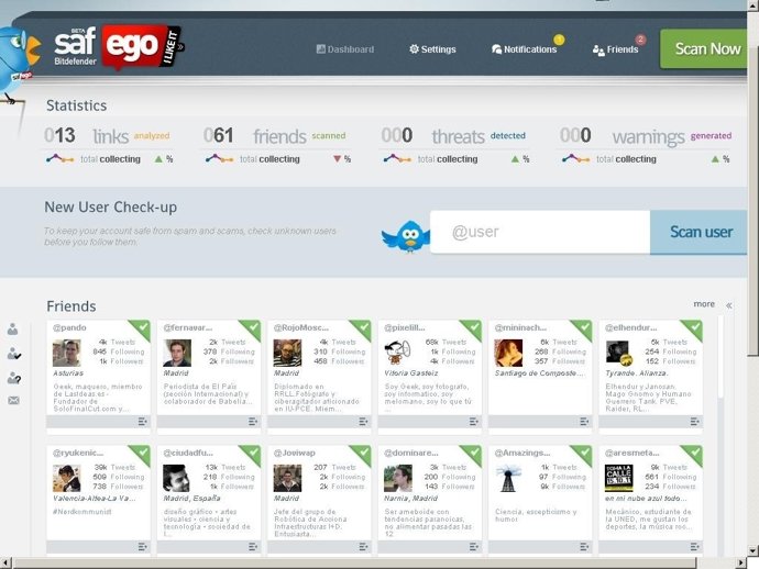 Safego For Twitter Por Bitdefender 