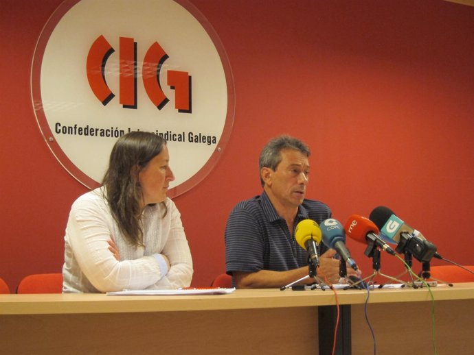 El Portavoz Nacional De CIG-Ensino, Anxo Louzao, En Rueda De Prensa