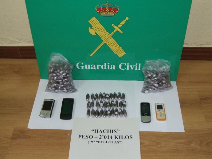 Bellotas De Hachís Intervenidas En La Provincia De Burgos