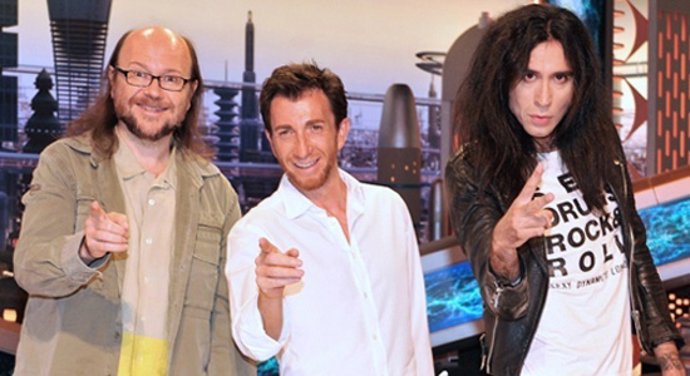 Santiago Segura, Pablo Motos Y Mario Vaquerizo En El Hormiguero