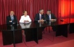 El Consejero De Presidencia, Antonio Suárez, En El Jiloca