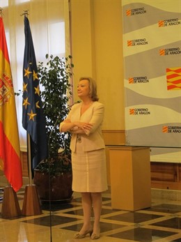 La Presidenta Del Gobierno De Aragón, Luisa Fernanda Rudi
