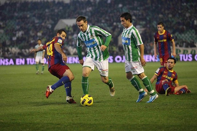 Nacho, En Un Partido Ante El Barcelona