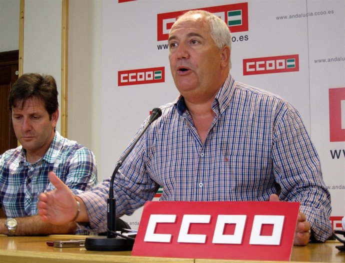 El Secretario General De CCOO-A, Francisco Carbonero, Hoy En Rueda De Prensa.