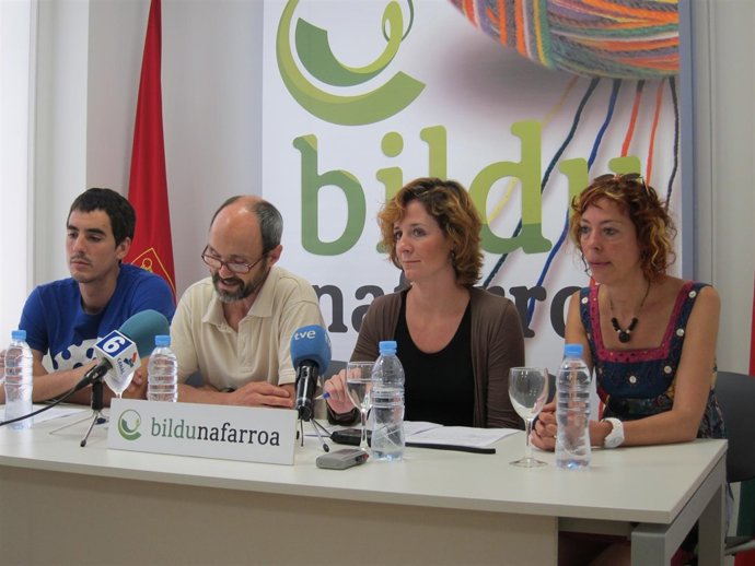 Rueda De Prensa De Bildu Sobre La Mancomunidad.