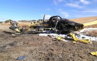 Fuera de peligro el piloto herido en el accidente del avión del Infoca que iba a extinguir un incendio