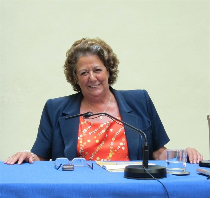 Barberá Durante La Rueda De Prensa