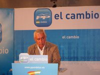 Arenas cree que "el gran recorte social" de Zapatero, Chaves y Griñán es el "desempleo" con "récord" de paro